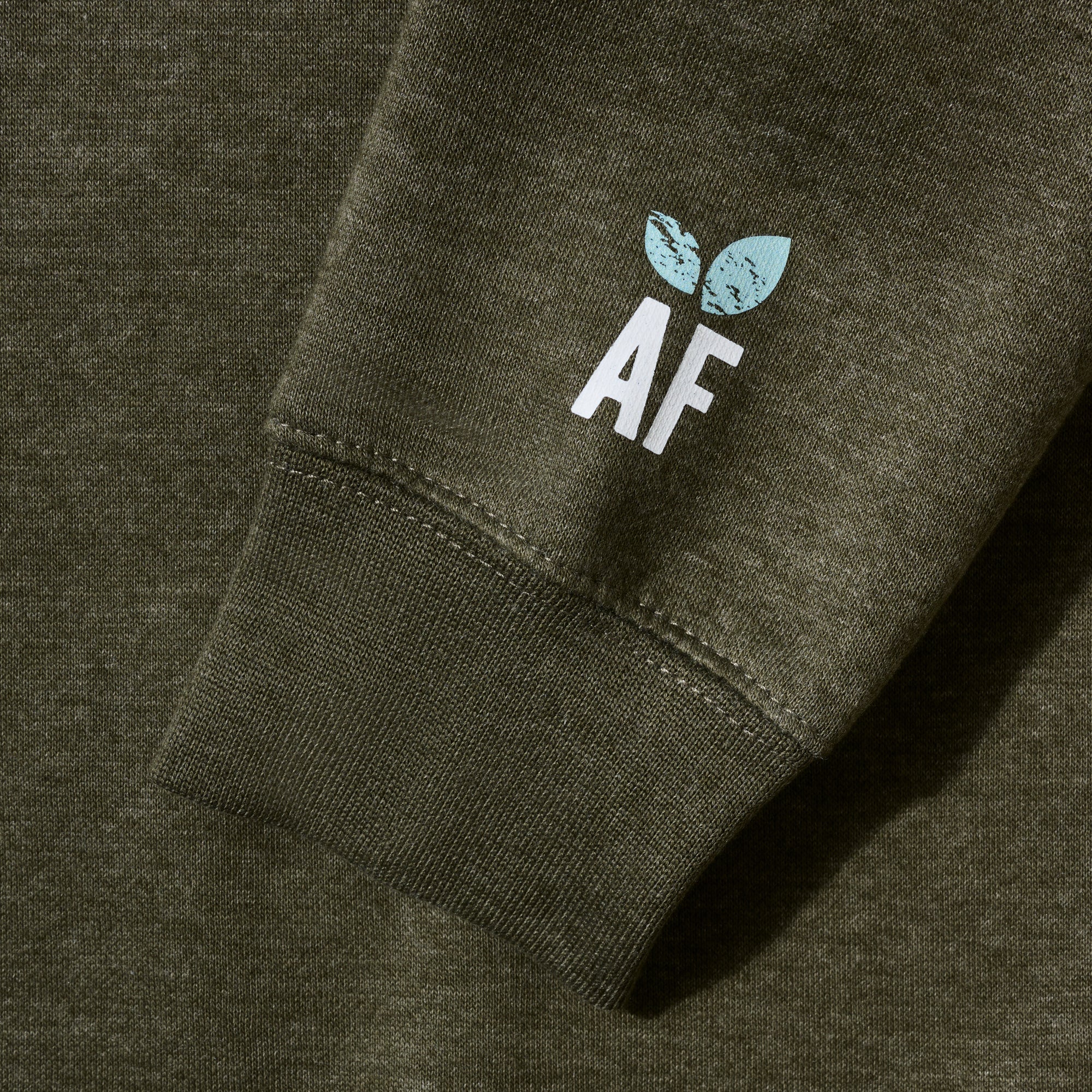 Alltown Fresh® Curvy Fresh Olive Crewneck