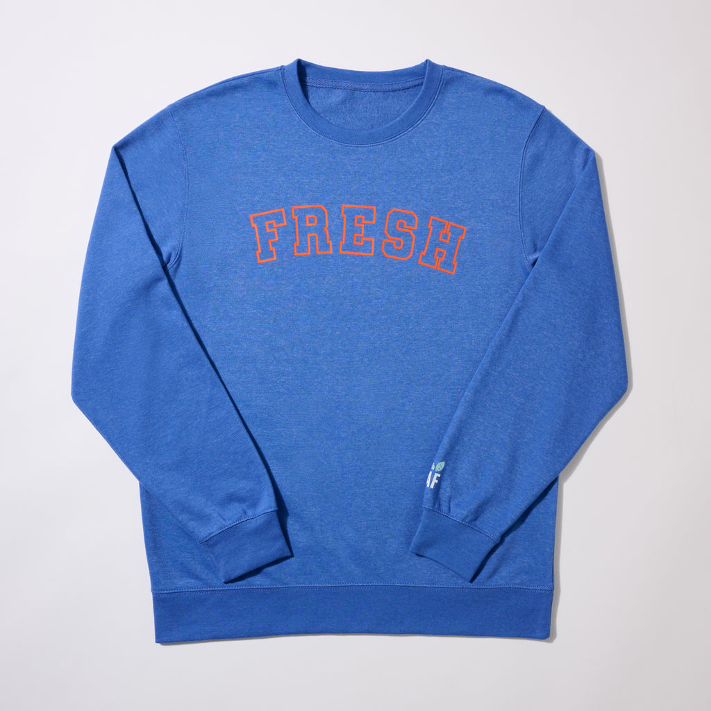 Alltown Fresh® Block Fresh Royal Frost Crewneck