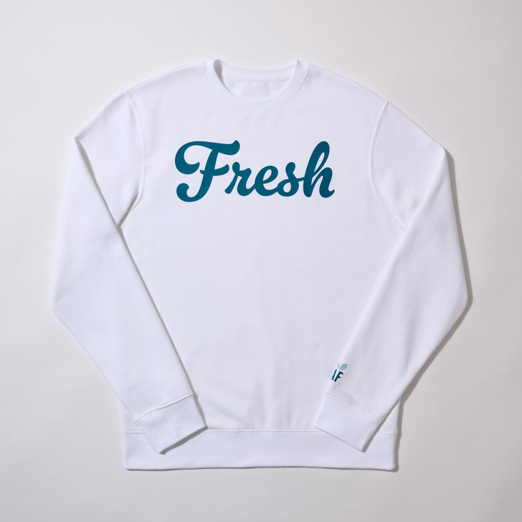 Alltown Fresh® Curvy Fresh White Crewneck