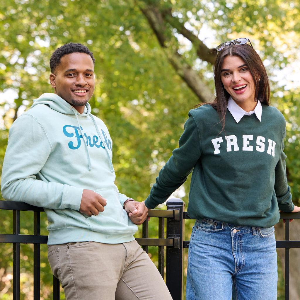 Alltown Fresh® Block Fresh Forest Green Crewneck