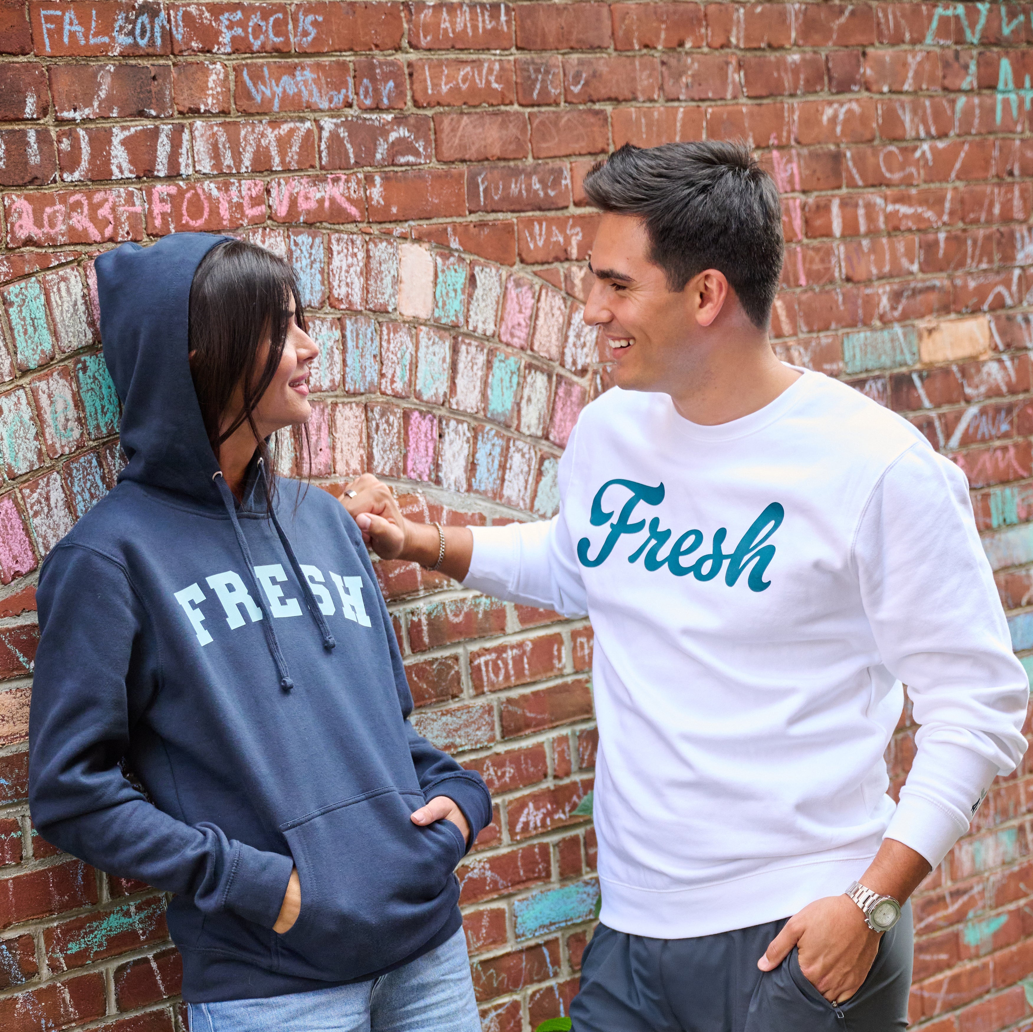 Alltown Fresh® Block Fresh Navy Hoodie
